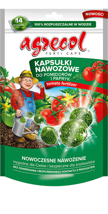 Kapsułki Nawozowe Do Pomidorów i Papryki Mineralne 210g Agrecol