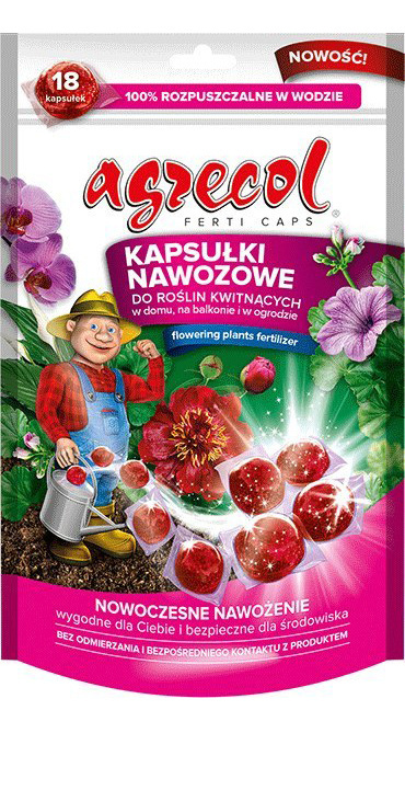 Kapsułki Nawozowe Do Roślin Kwitnących Mineralny 210g Agrecol Kapsułki Nawozowe Do Roślin Kwitnących Mineralny 210g Agrecol