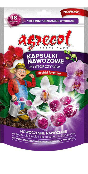 Kapsułki Nawozowe Do Storczyków Mineralne 210g Agrecol