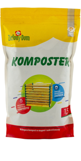 Komposter Nawóz Kompostujący 1,5kg Zielony Dom