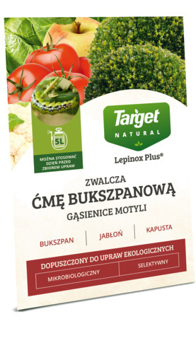 Lepinox Plus 10g x 3 Środek Do Zwalczania Ćmy Bukszpanowej i Gąsenic Motyli w Uprawach Roślin Target