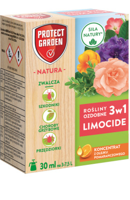 Limocide 3w1 Rośliny Ozdobne 30ml Środek Owadobójczy i Grzybobójczy Do Zwalczania Szkodników w Uprawach Roślin Protect Garden