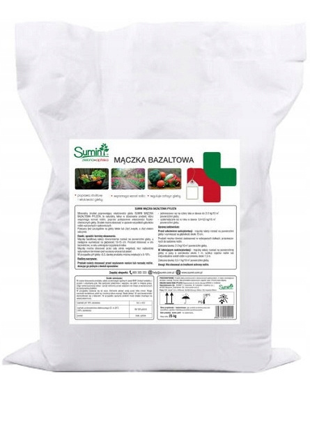 Mączka Bazaltowa Do Warzyw i Owoców Mineralna Pylisty 10kg Sumin Mączka Bazaltowa Do Warzyw i Owoców Mineralna Pylisty 10kg Sumin