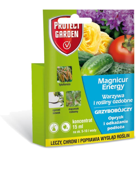 Magnicur Energy 15ml Środek Grzybobójczy Do Zwalczania Chorób Grzybowych w Uprawach Roślin Protect Garden