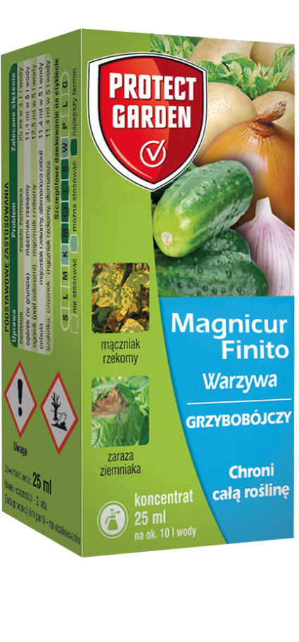 Magnicur Finito 25ml Środek Grzybobójczy Do Zwalczania Chorób Grzybowych w Uprawach Roślin Protect Garden