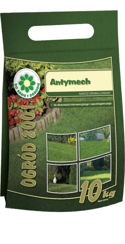 Nawóz Do Trawy z Mchem Antymech Mineralny Granulat 10kg Siarkopol Nawóz Do Trawy z Mchem Antymech Mineralny Granulat 10kg Siarkopol
