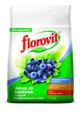 Nawóz Do Borówek Mineralny Granulat 1kg Worek Florovit