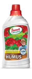 Nawóz Do Pelargonii z Humusem Mineralno Organiczny Płynny 1kg Pro Natura Florovit