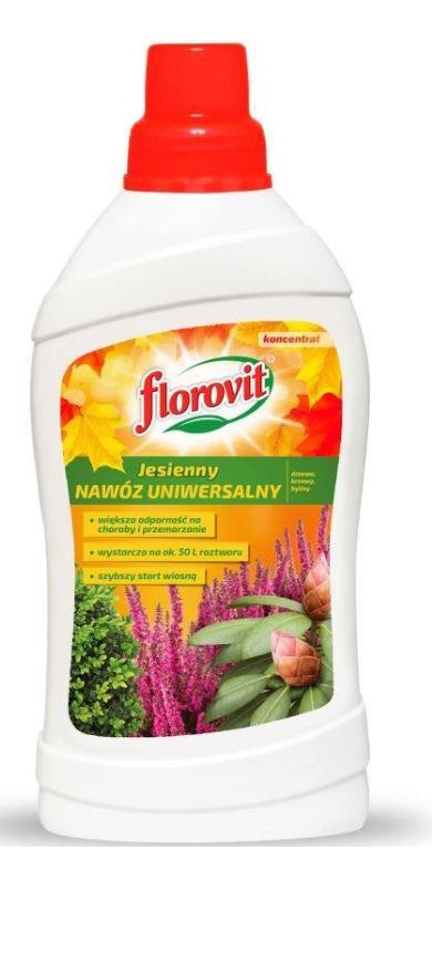 Nawóz Uniwersalny Jesienny Mineralny Płynny 1L Florovit Nawóz Uniwersalny Jesienny Mineralny Płynny 1L Florovit