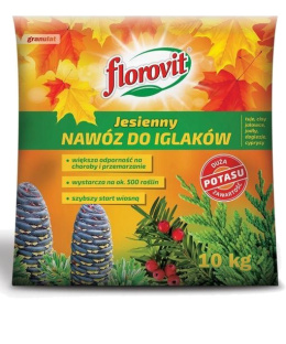 Nawóz Do Iglaków Jesienny Mineralny Granulat 10kg Florovit