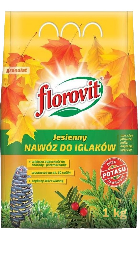 Nawóz Do Iglaków Jesienny Mineralny Granulat 3kg Florovit