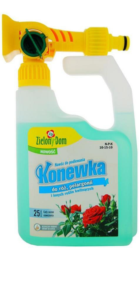 Nawóz Do Roślin Kwitnących Mineralny Płynny 950ml Sprayer Zielony Dom