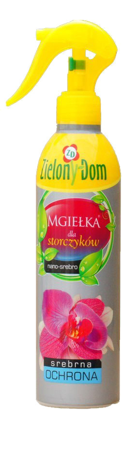 Nawóz Do Storczyków Nano Srebro z Pompką Mineralny Płynny 300ml Mgiełka Zielony Dom