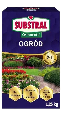 Nawóz Do Roślin Ogrodowych Długodziałający Mineralny Granulat 1,25kg Osmocote Substral Nawóz Do Roślin Ogrodowych Długodziałający Mineralny Granulat 1,25kg Osmocote Substral