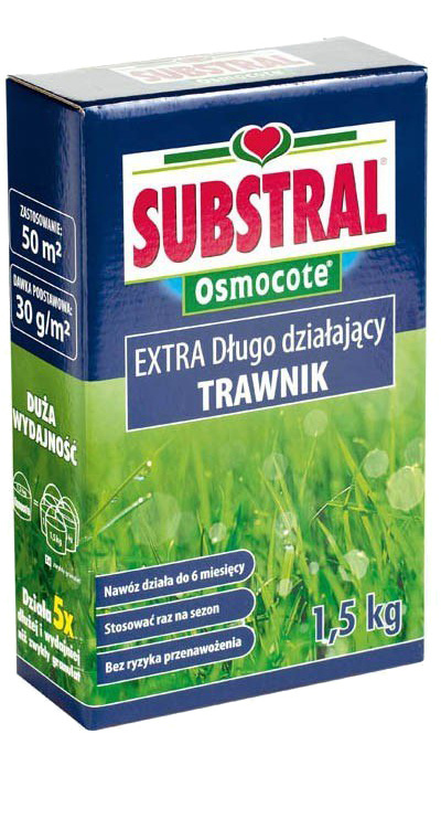 Nawóz Do Trawy Mineralny Granulat 1,5kg Osmocote Substral Nawóz Do Trawy Mineralny Granulat 1,5kg Osmocote Substral