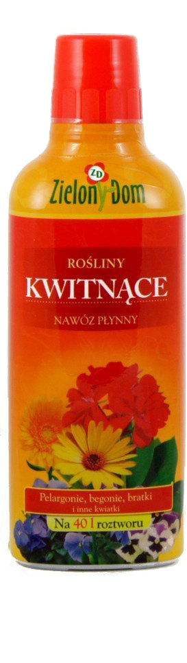 Nawóz Do Roślin Kwitnących Mineralny Płynny 300ml Zielony Dom