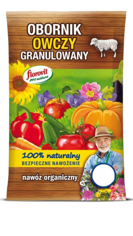 Obornik Owczy Nawóz Naturalny Granulat 5L Pro Natura Florovit