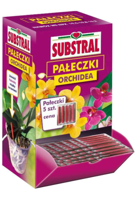 Pałeczki Nawozowe Do Orchidei Mineralne 5szt 6g Small&Simple Substral Pałeczki Nawozowe Do Orchidei Mineralne 5szt 6g Small&Simple Substral