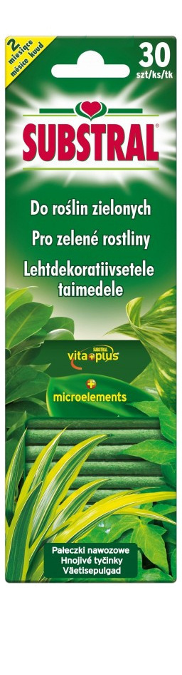 Pałeczki Nawozowe Do Roślin Zielonych PMineralne 30szt Small&Simple Substral Pałeczki Nawozowe Do Roślin Zielonych PMineralne 30szt Small&Simple Substral