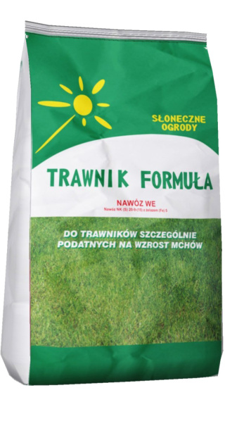 Nawóz Do Trawy z Mchem Mineralny Granulat 2kg Formuła Mech Luvena