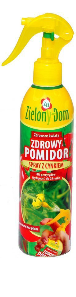 Nawóz Do Pomidorów Dolistny z Cynkiem Mineralny Spray 300ml Zielony Dom Nawóz Do Pomidorów Dolistny z Cynkiem Mineralny Spray 300ml Zielony Dom