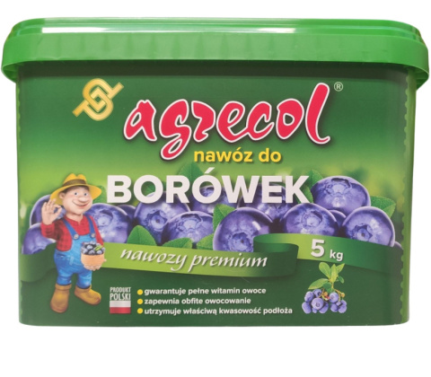 Nawóz Do Borówek Mineralny Granulat 5kg Agrecol Nawóz Do Borówek Mineralny Granulat 5kg Agrecol