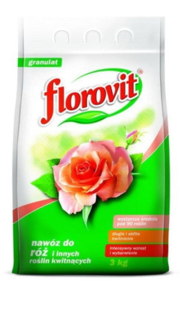Nawóz do Krzewów Róż na Róże 3kg Florovit
