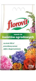 Nawóz Do Kwiatów Ogrodowych Mineralny Granulat 1kg Worek Florovit