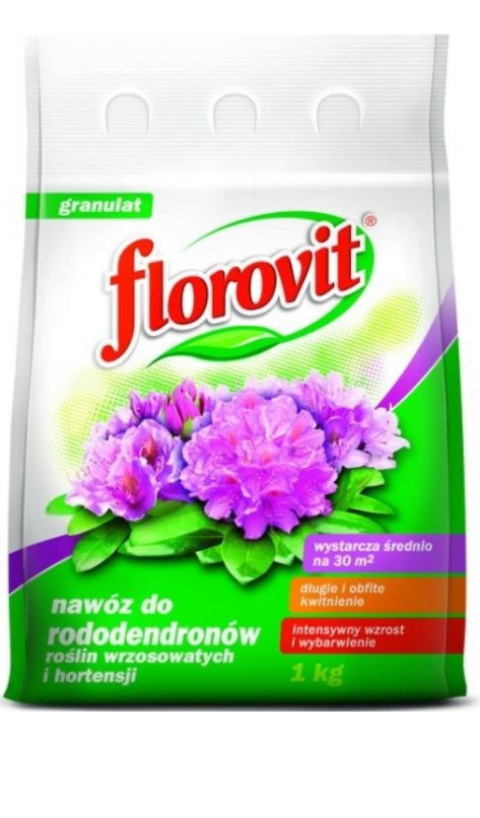 Nawóz Do Rododendronów Mineralny Granulat 1kg Worek Florovit