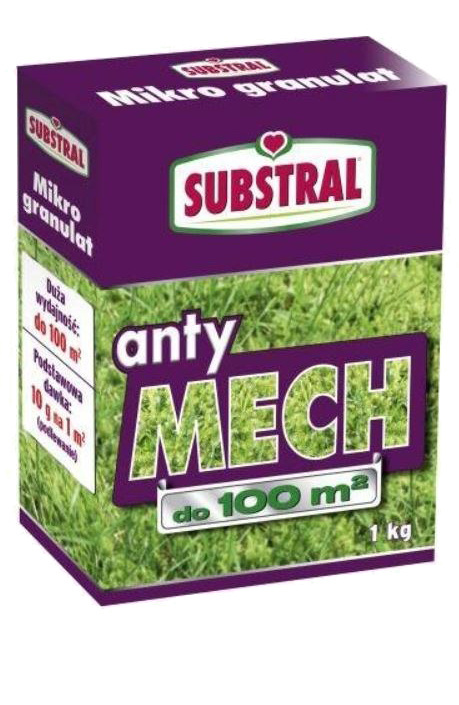 Nawóz Do Trawy z Mchem Mineralny Granulat 1kg AntyMech Substral Nawóz Do Trawy z Mchem Mineralny Granulat 1kg AntyMech Substral