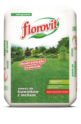 Nawóz Do Trawy z Mchem Mineralny Granulat 1kg Worek Mistrzowski Trawnik Florovit