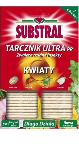 Tarcznik Ultra PR 10 Pałeczek 12,5g Środek Owadobójczy z Nawozem Do Zwalczania Szkodników w Uprawach Roślin Substral