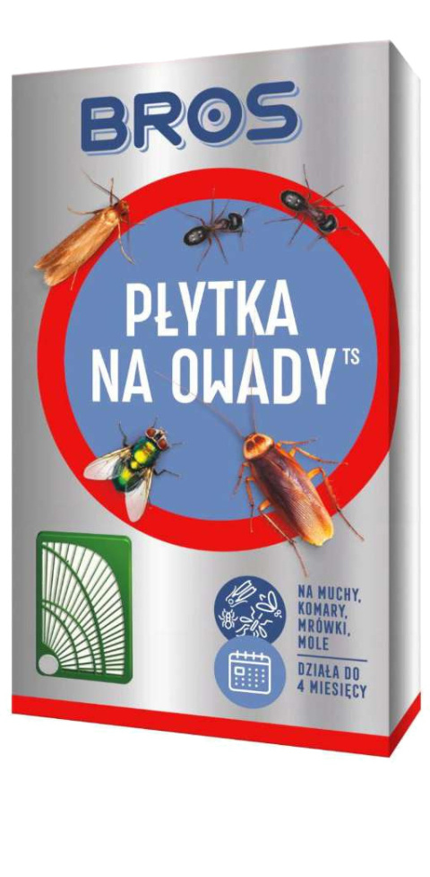 Płytka Owadobójcza Na Owady Latające Bros