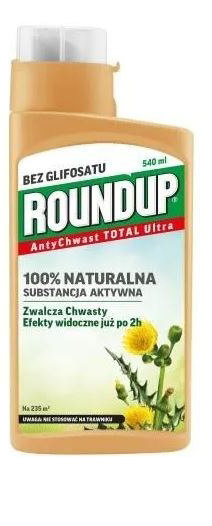 Roundup AntyChwast Total Ultra 140ml Spray Środek Chwastobójczy Na Chwasty Jednoliścienne i Dwuliścienne Substral