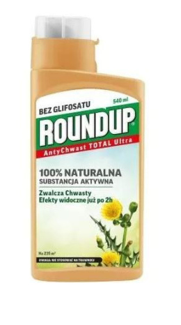 Roundup AntyChwast Total Ultra 540ml Spray Środek Chwastobójczy Na Chwasty Jednoliścienne i Dwuliścienne Substral