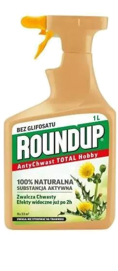 Roundup AntyChwast Total Ultra 1000ml Spray Środek Chwastobójczy Na Chwasty Jednoliścienne i Dwuliścienne Substral