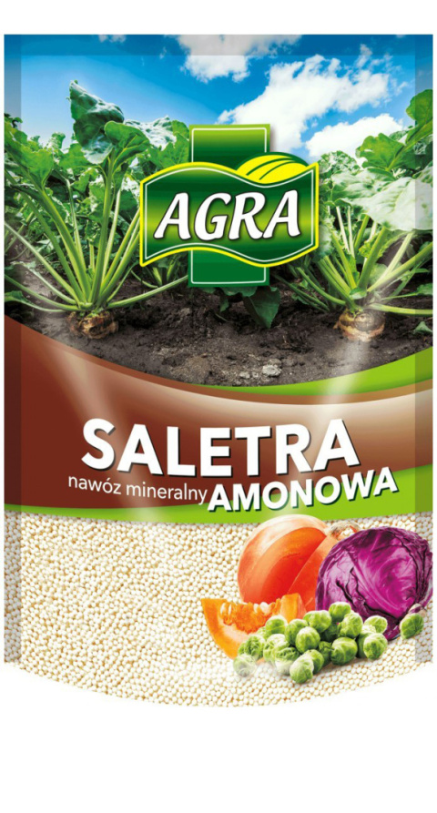 Nawóz Uniwersalny Saletra Amonowa Azotan Amonu Mineralny Granulat 10kg Agra