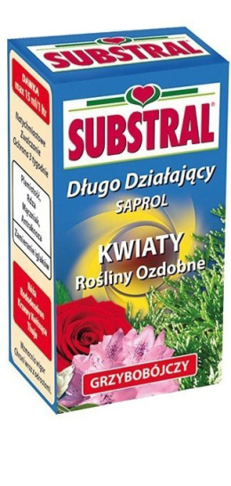 Saprol Kwiaty 25ml Fungicyd Środek Grzybobójczy Do Zwalczania Chorób Grzybowych w Uprawach Roślin Substral