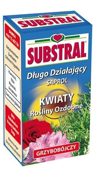 Saprol Kwiaty 25ml Fungicyd Środek Grzybobójczy Do Zwalczania Chorób Grzybowych w Uprawach Roślin Substral Saprol Kwiaty 25ml Fungicyd Środek Grzybobójczy Do Zwalczania Chorób Grzybowych w Uprawach Roślin Substral