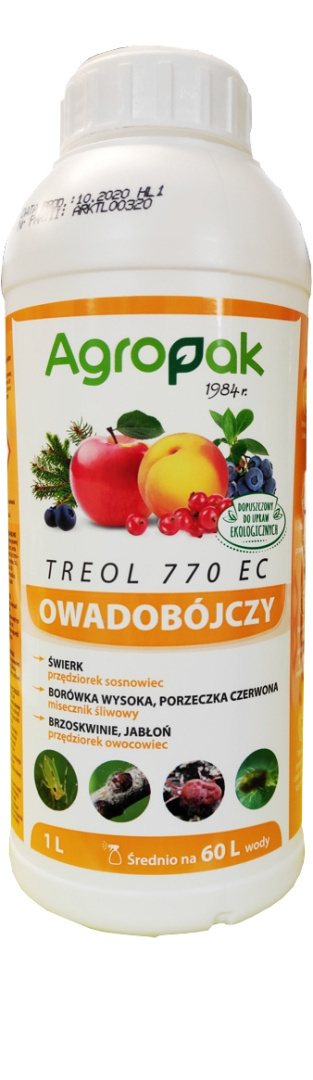 Treol 770 EC 1L Środek Owadobójczy Do Zwalczania Szkodników w Uprawach Roślin Agropak