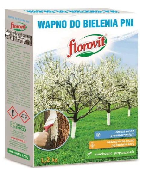 Wapno do Bielenia Pni Drzew 1,2kg Florovit Wapno do Bielenia Pni Drzew 1,2kg Florovit