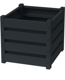 Kwietnik Rabata MetlaowaKM-4 40x50x50cm Antracyt Garden Steel