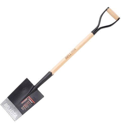 Szpadel Prosty 15cm x 24cm Ze Stali Hartowanej z Trzonkiem Drewnianym 77cm i Rączką 5604-24MA Bellota Szpadel Prosty 15cm x 24cm Ze Stali Hartowanej z Trzonkiem Drewnianym 77cm i Rączką 5604-24MA Bellota