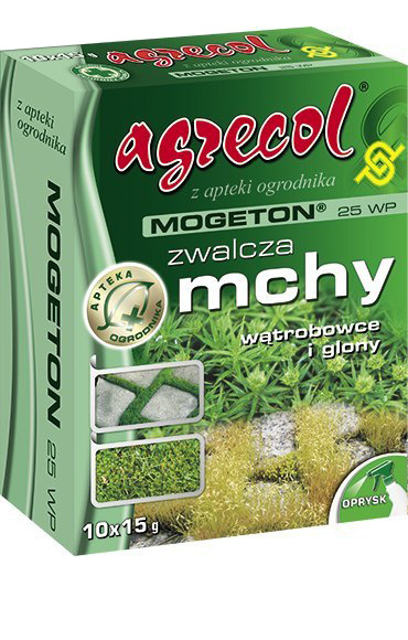 Mogeton 25 WP 150g Środek Chwastobójczy Na Mech Glony i Porosty Agrecol