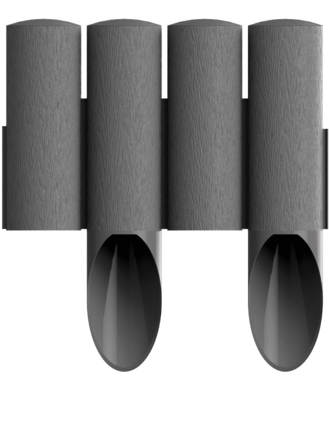 Obrzeże Palisada 25,5cm/2,3m Grafitowa STANDARD (34-044) Cellfast Obrzeże Palisada 25,5cm/2,3m Grafitowa STANDARD (34-044) Cellfast