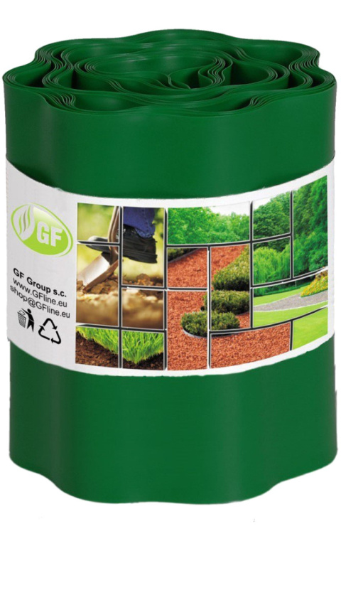 Obrzeże Trawnikowe Faliste 20cm x 9m Zielone GF Obrzeże Trawnikowe Faliste 20cm x 9m Zielone GF