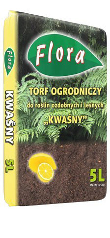 Torf Ogrodniczy Kwaśny 80l Flora