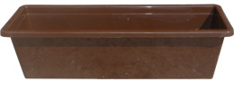 Skrzynka Balkonowa Plastikowa 50cm Brązowa