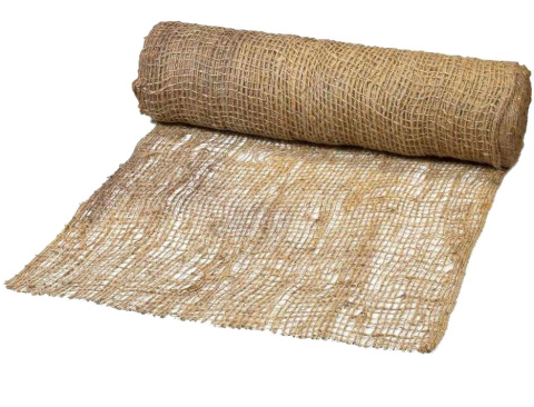Tkanina Jutowa Siatka 105g 80cm x 100mb Jum Tkanina Jutowa Siatka 105g 80cm x 100mb Jum