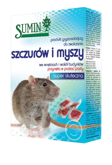 Trutka Na Szczury i Myszy Miękka 250g Home Sumin